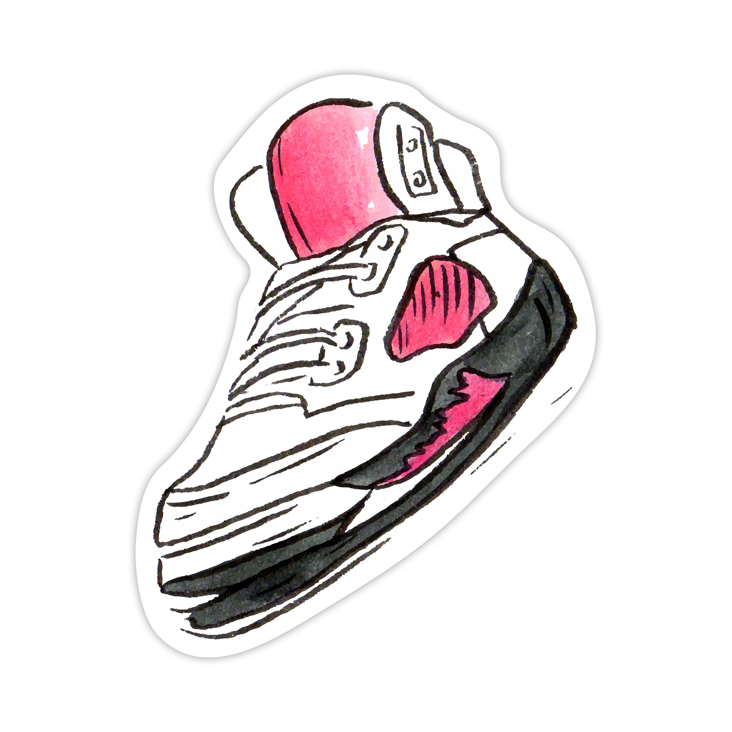 supreme shoe sticker