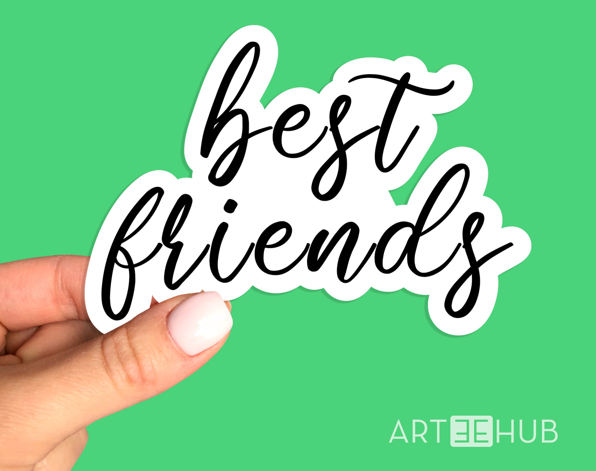 Best Friends Sticker Best Friends Decal Best Friends Etsy