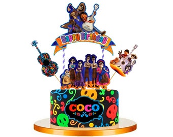 coco cake topper etsy