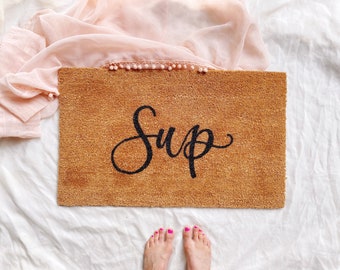 Sup Doormat | Calligraphy Doormat | Coir Doormat | Funny Doormat