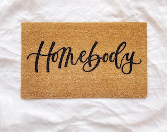 Homebody Doormat | Calligraphy Doormat