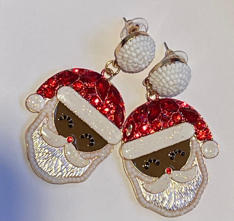 Mrs claus earrings Clearance