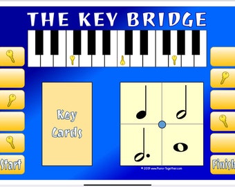 Key Bridge - A Music Theory Board Game for Beginner Piano Students