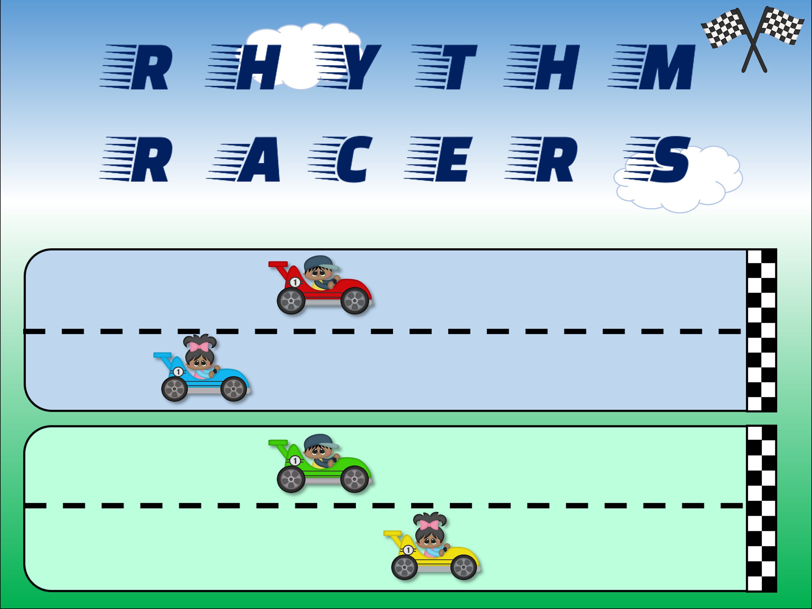 Rhythm Racers Bundle - 2 Powerpoint Rhythm Practice Games (great for ...
