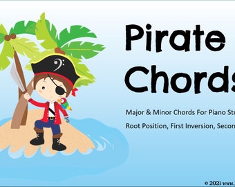 Pirate Chords - Practice Major and Minor Chords with a PowerPoint Game