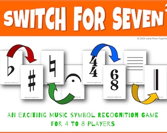 Switch For Seven  (Time Signatures, Accidentals and more) - A Music Symbols Recognition Game