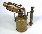 Original Sievert 556 Brass Blow Lamp Vintage Pressure Pump Operated Plumbers Torch Tool Man Cave Old Pub Decoration