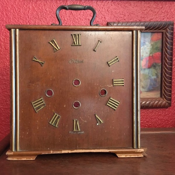 Vintage Mantle Clock Case - No movement - Orbros - Made in Germany