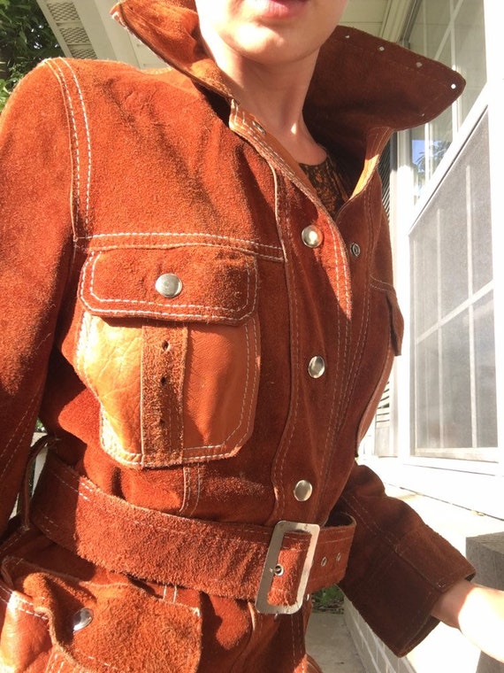 AMAZING Vintage 1970s Suede Jacket