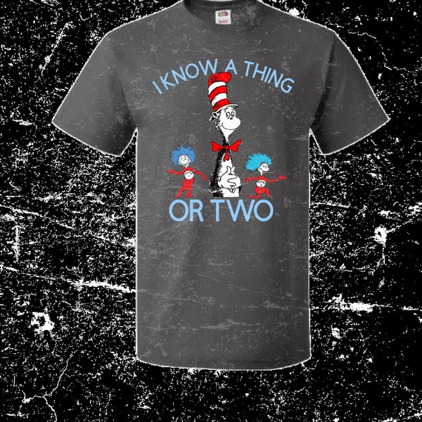 Dr.Suess Cat In the Hat, I know a thing or two PNG