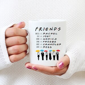 Dress Like Rachel Flirt Like Joey Clean Like Monica Sing Etsy