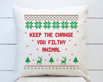 Home alone pillow | Etsy Home Alone movie quote pillow cover