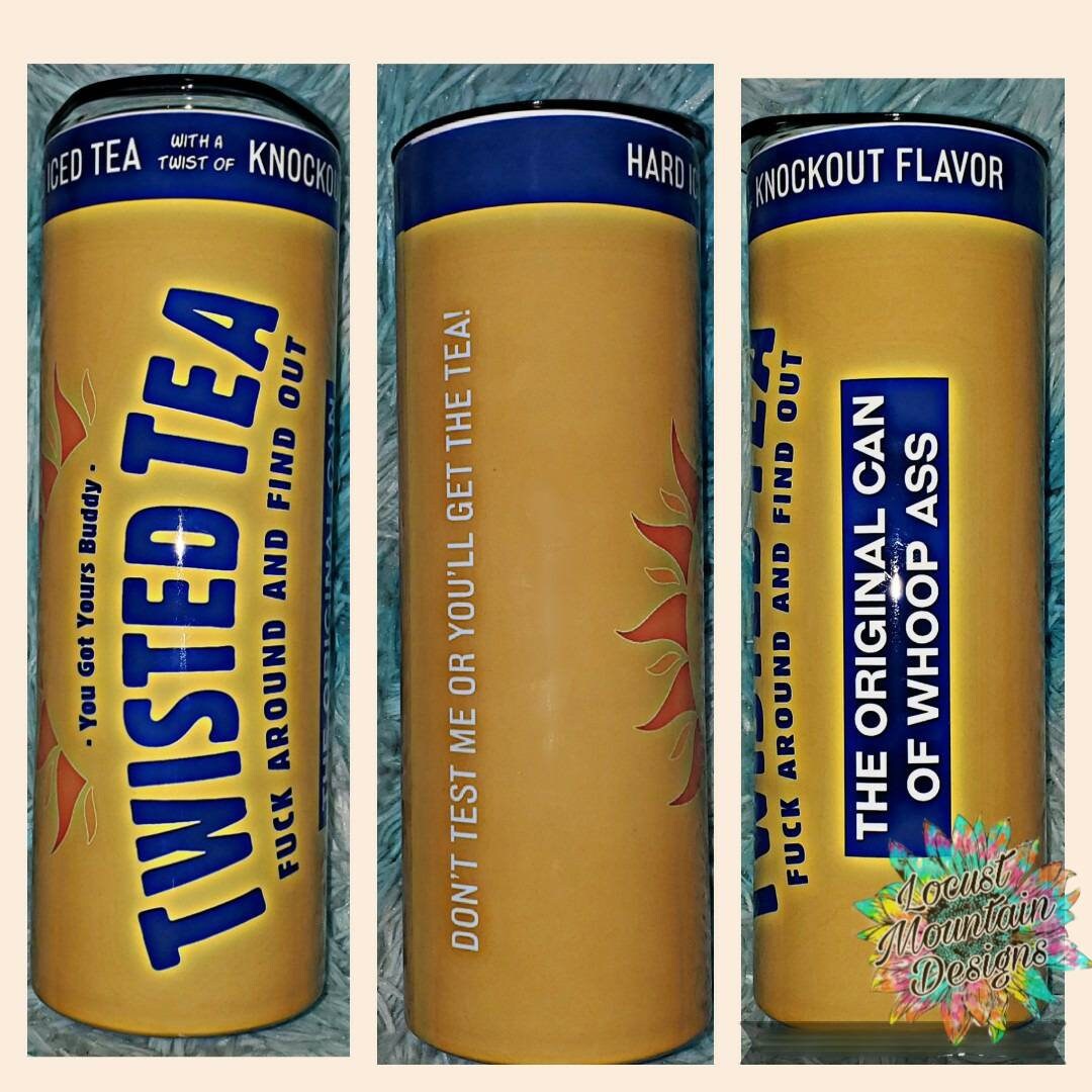 20oz twisted tea tumbler Etsy