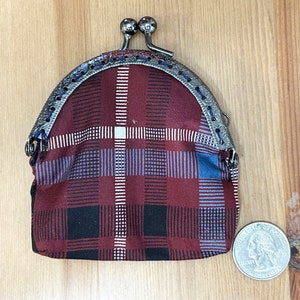 Coin Purse, Upcycled Coin Purse, Silk Coin Purse image 6