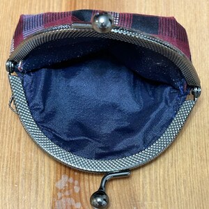 Coin Purse, Upcycled Coin Purse, Silk Coin Purse image 9