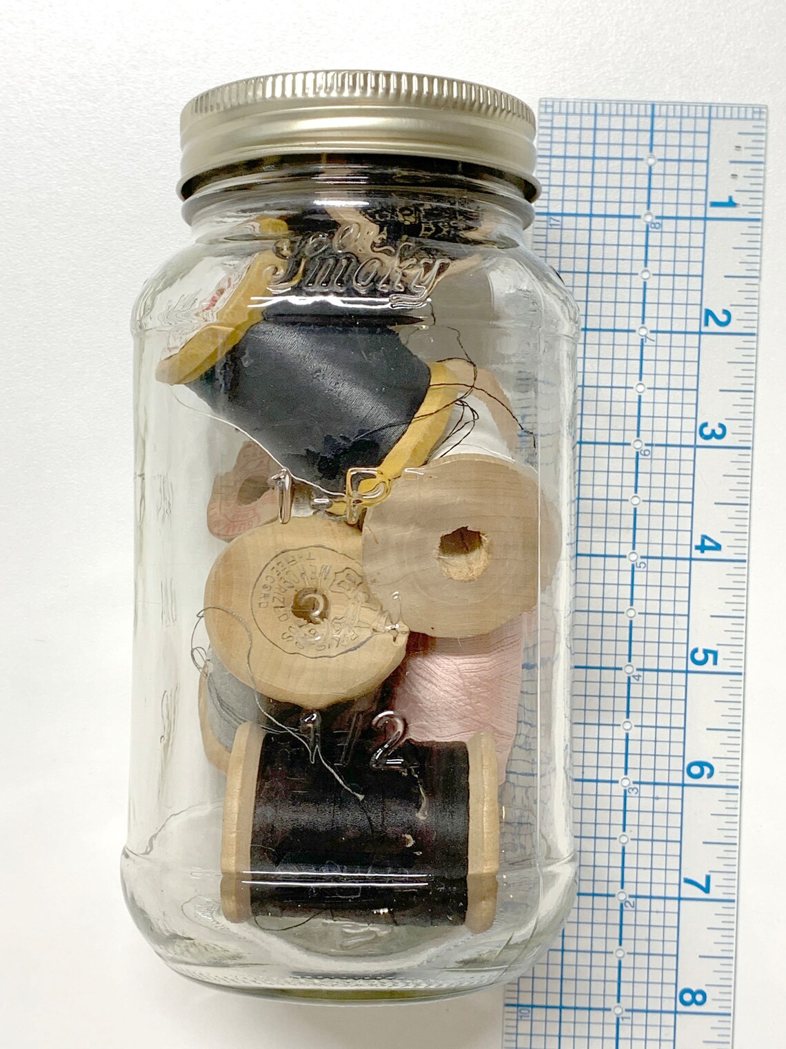 Vintage Thread, Wooden Spools, Home Decor Thread - Etsy