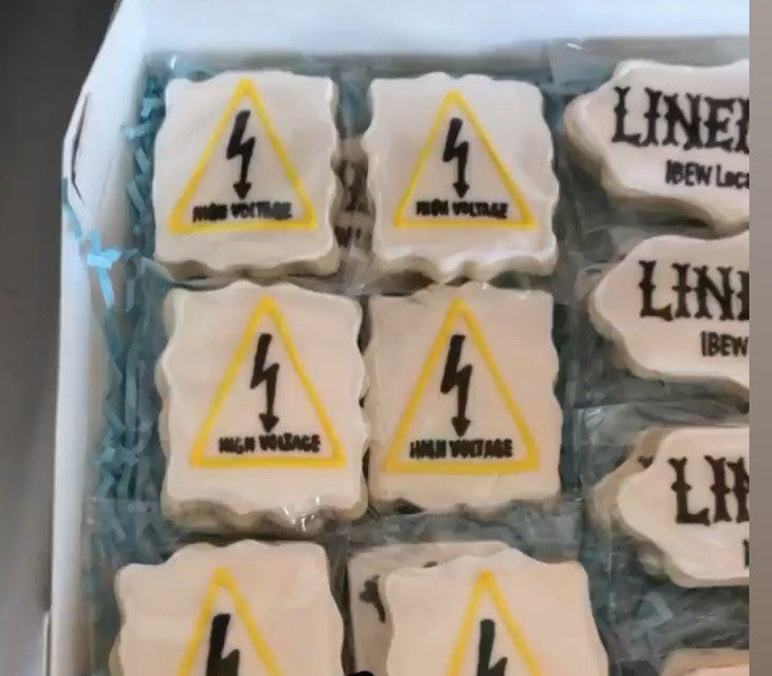 Line Upon Line Cookies Lineman Inspired Sugar Cookies - Etsy