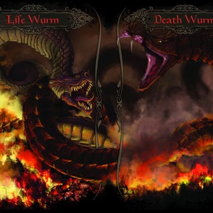 Life/Death Wurms - MTG Token (Wurmcoil Engine)