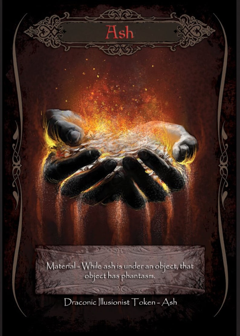 Ash Flesh and Blood Illusionist Token Etsy