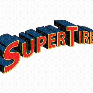 SuperTired SVG, PNG et autres formats de fichiers coupés téléchargement instantané pour Cricut et Silhouette