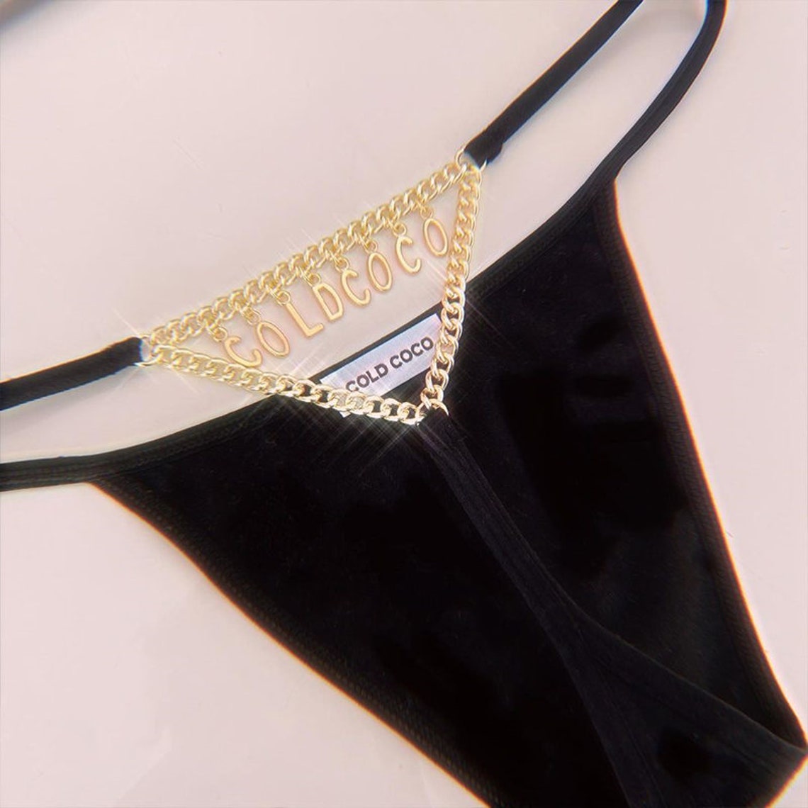 Custom GString Thong Belly Chain Sexy Body Chain Jewelry Etsy