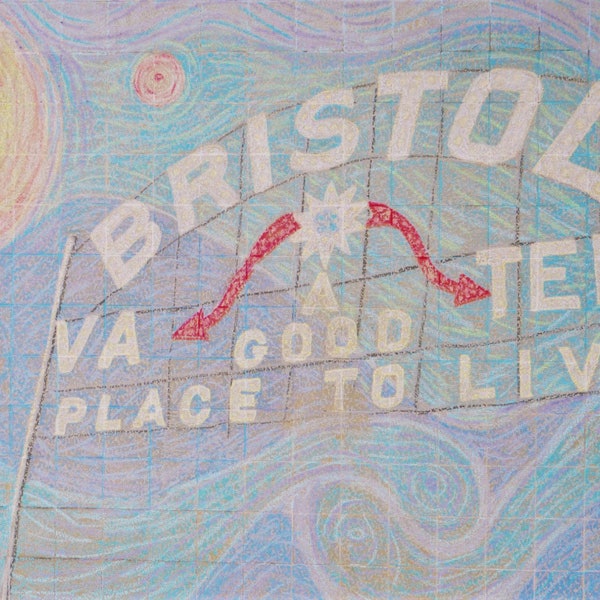 Bristol VA/TN Post Card: 5x7 Matte