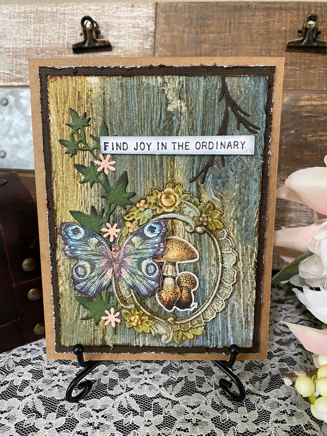 Handmade Mixed media Art Cards Choose your 4 pack Etsy