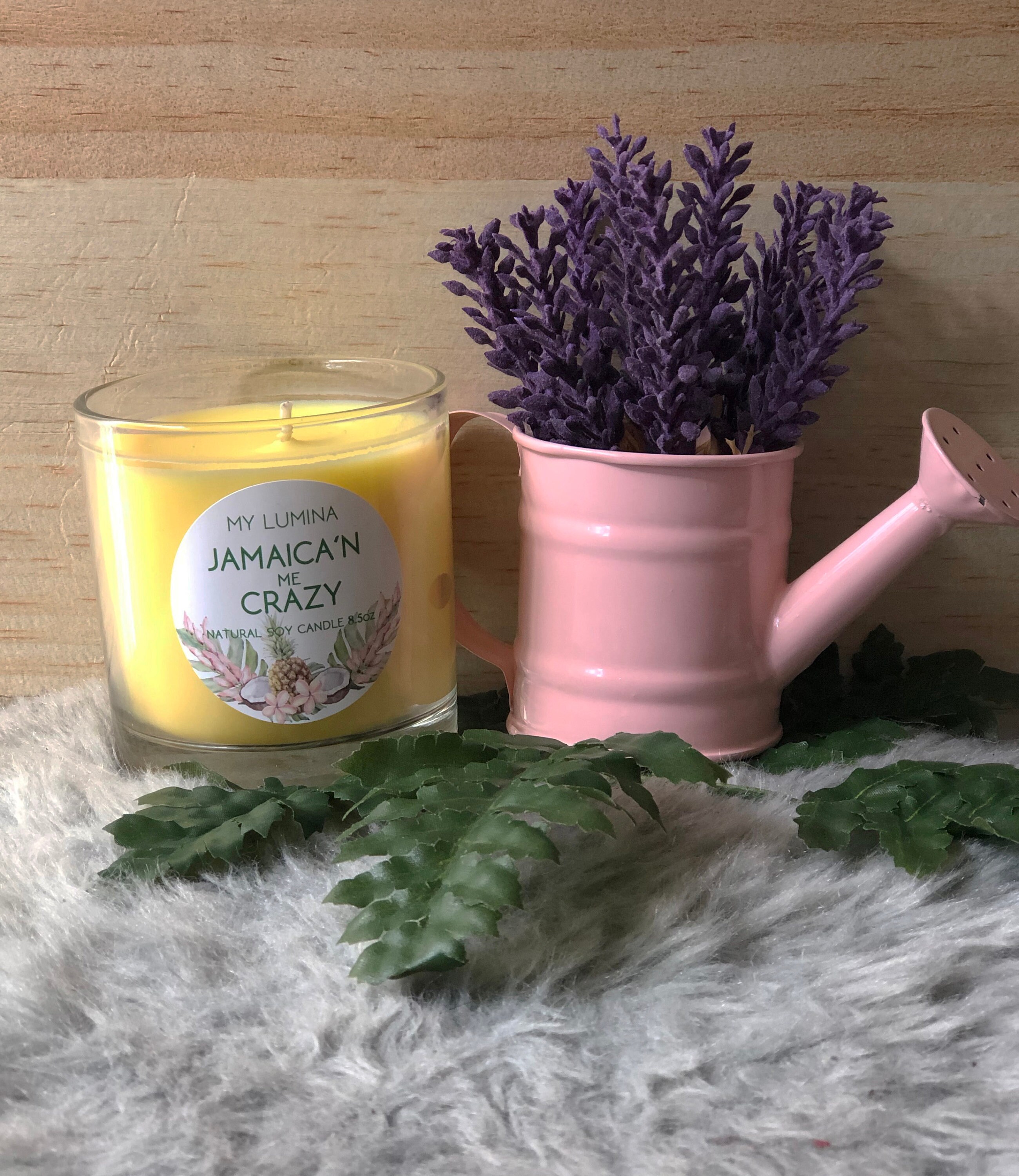 Jamaica'n Me Crazy 8 Oz Candle/ Scented Candle/soy Wax Etsy