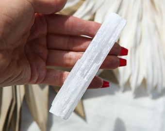 Natural Selenite Crystal Wands I Selenite Sticks I Selenite Wands I Selenite Crystal