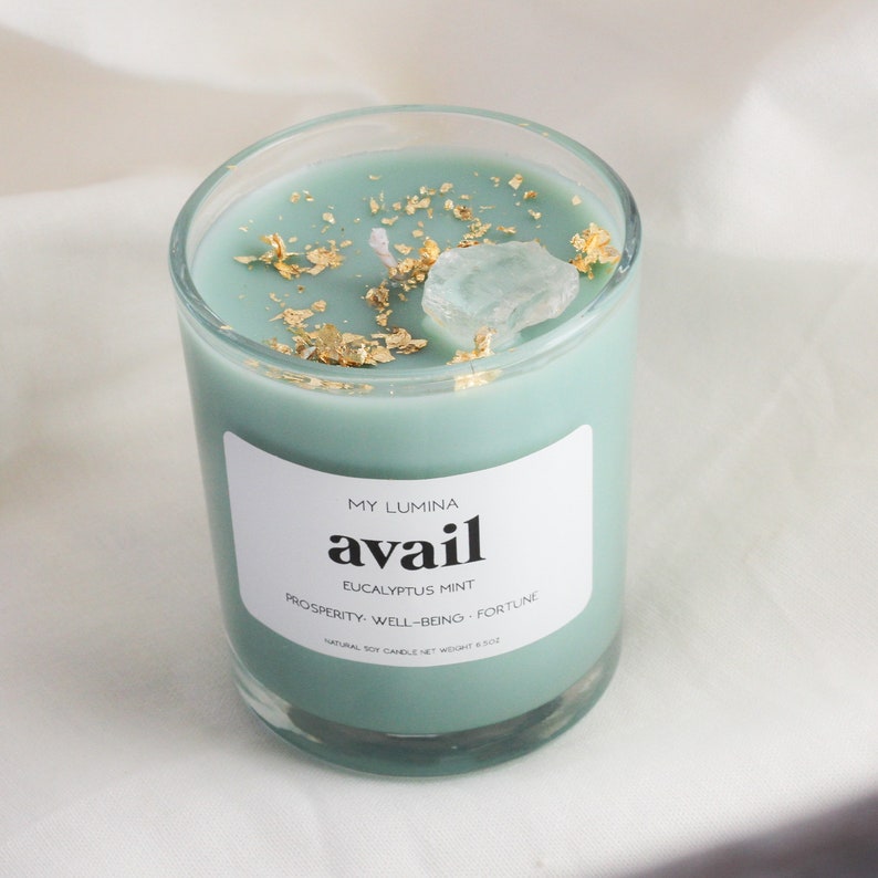 Eucalyptus Candle/Eucalyptus Mint soy wax Candle/Homemade Etsy