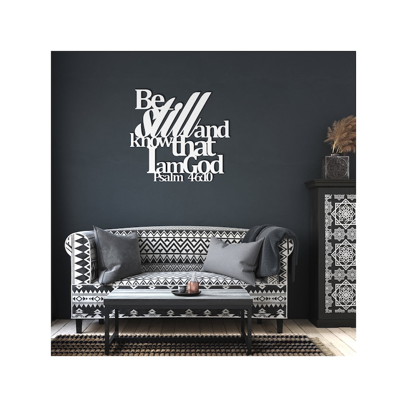 Christian Metal Wall Art Scripture Wall Art Bible Verse Etsy