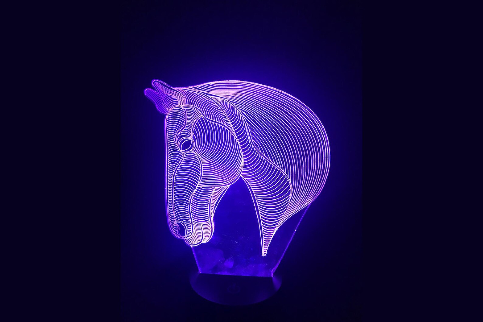 Horse Night Light Horse Led Lamp Horse Gift Valentine's Etsy