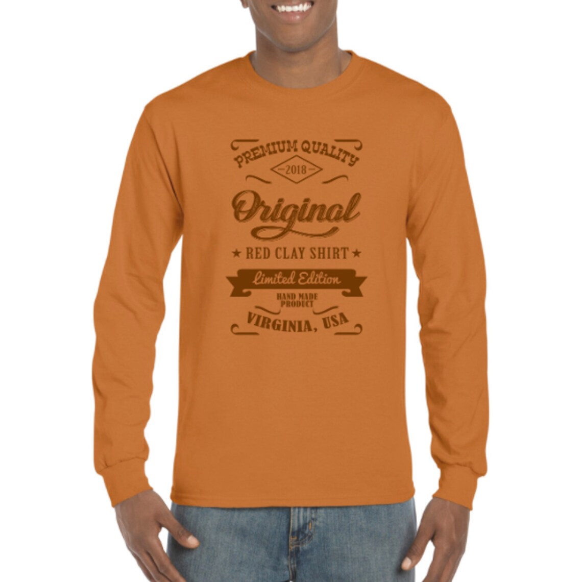The Original Virginia Red Clay Shirt Etsy