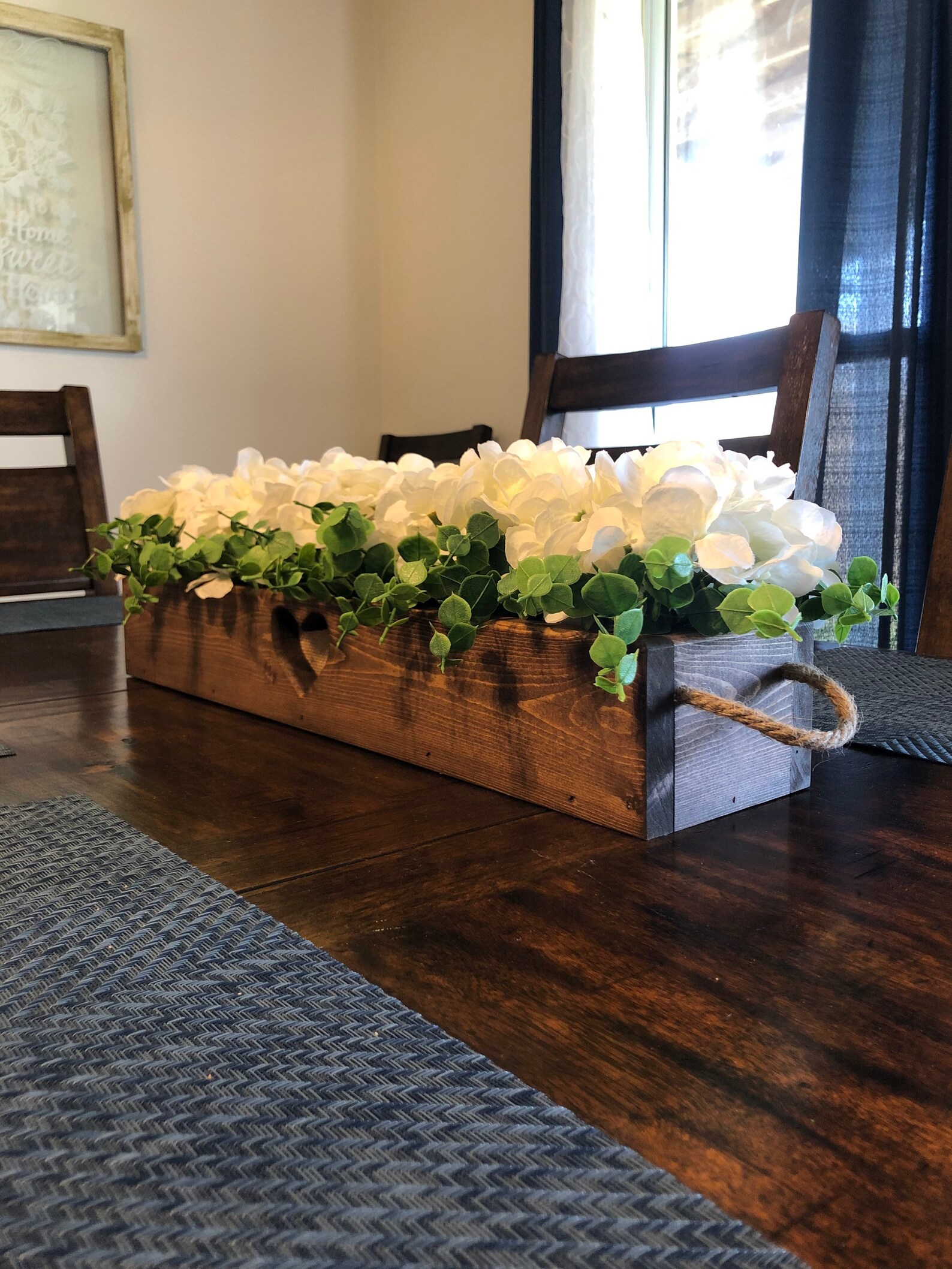 Floral Centerpiece Dining Room Table Centerpiece Kitchen Etsy