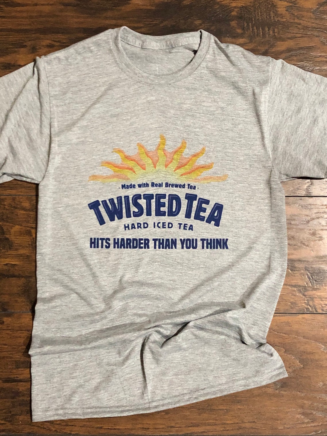 Twisted Tea TShirt Twisted Tea Hits Harder Than You Think Etsy