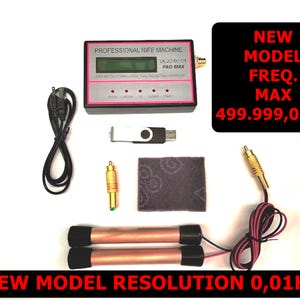 PROFESSIONAL RIFE Machine new model LK.22.01.01 pro-max 0-499,999.00 Hz Clark Zapper with Copper Electrodes Multi Wave Generator Meditation