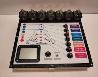 Radionik-Gerät Professionelle Chakra-Orgonitpyramide LK Electronics Rad Chakra 7-1, hergestellt in Italien