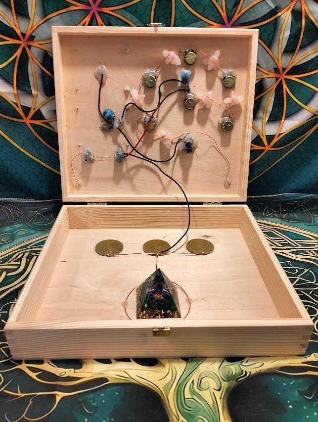 Radionics Machine. 7 Rate Sacred Geometry Metatron's Cube Copper Energy ...