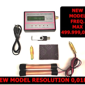 PROFESSIONAL RIFE Machine new model LK.22.01.01 pro-max 0-499,999.00 Hz Clark Zapper with Copper Electrodes Multi Wave Generator Meditation