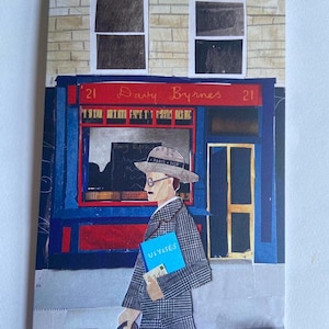 Cartão de felicitações de James Joyce e Davy Byrne