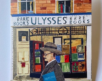 James Joyce & Ulysses Rare Books Greeting Card