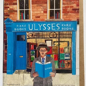 James Joyce poza Ulysses Rzadkie Książki Kartka Życzeniowa