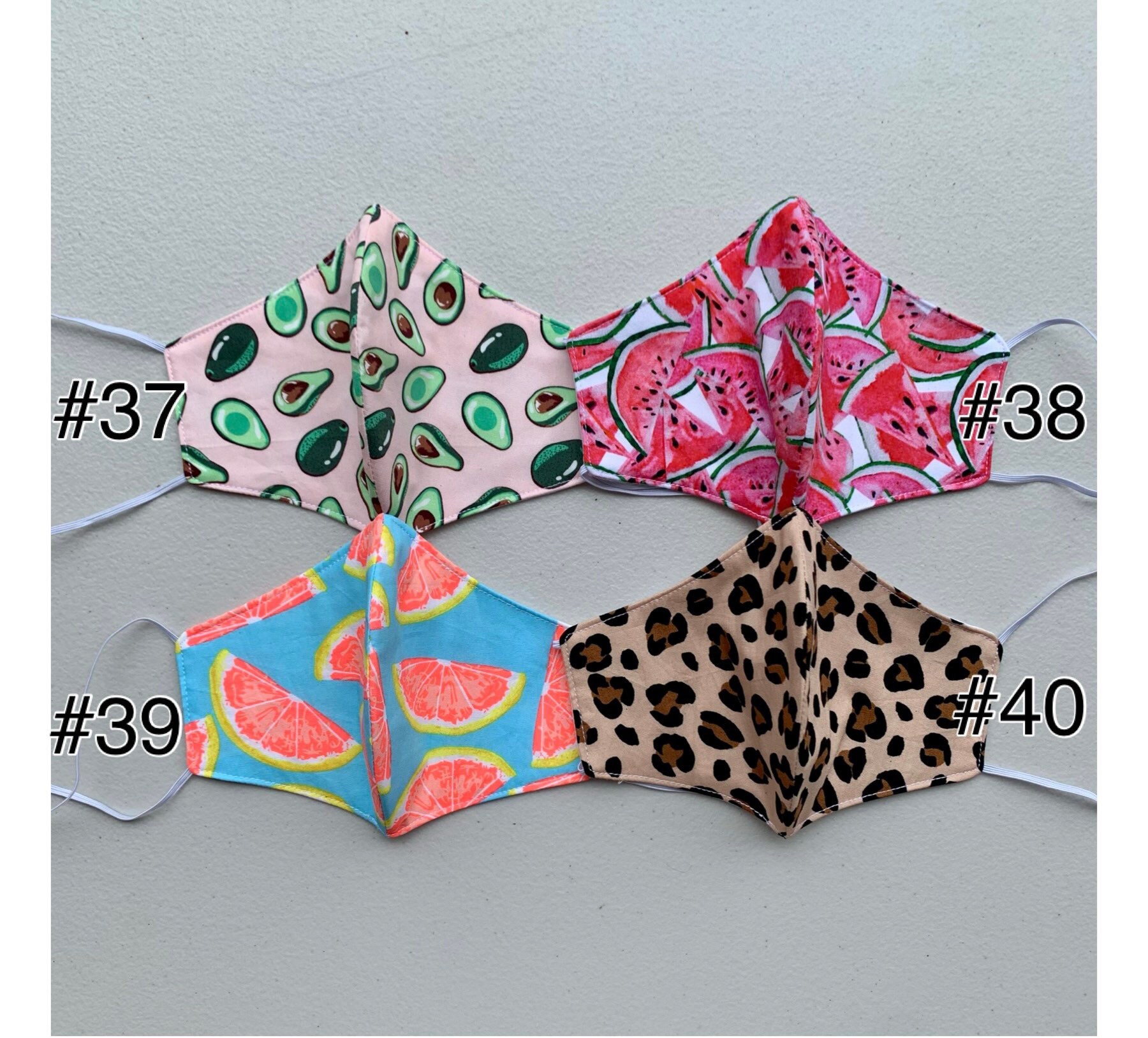 3layered Face Mask Australian Made Reusable & Washable Etsy Australia