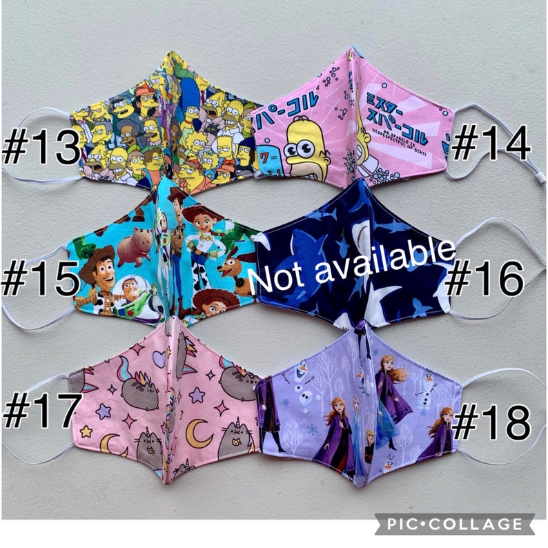 3layered Face Mask Australian Made Reusable & Washable Etsy Australia