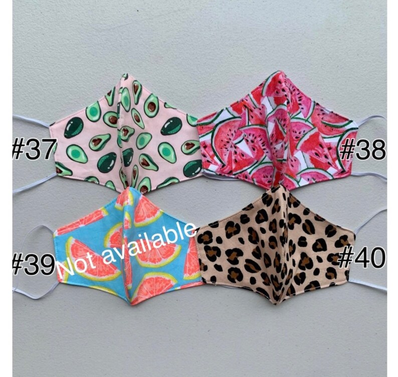 3layered Face Mask Australian Made Reusable & Washable Etsy Australia