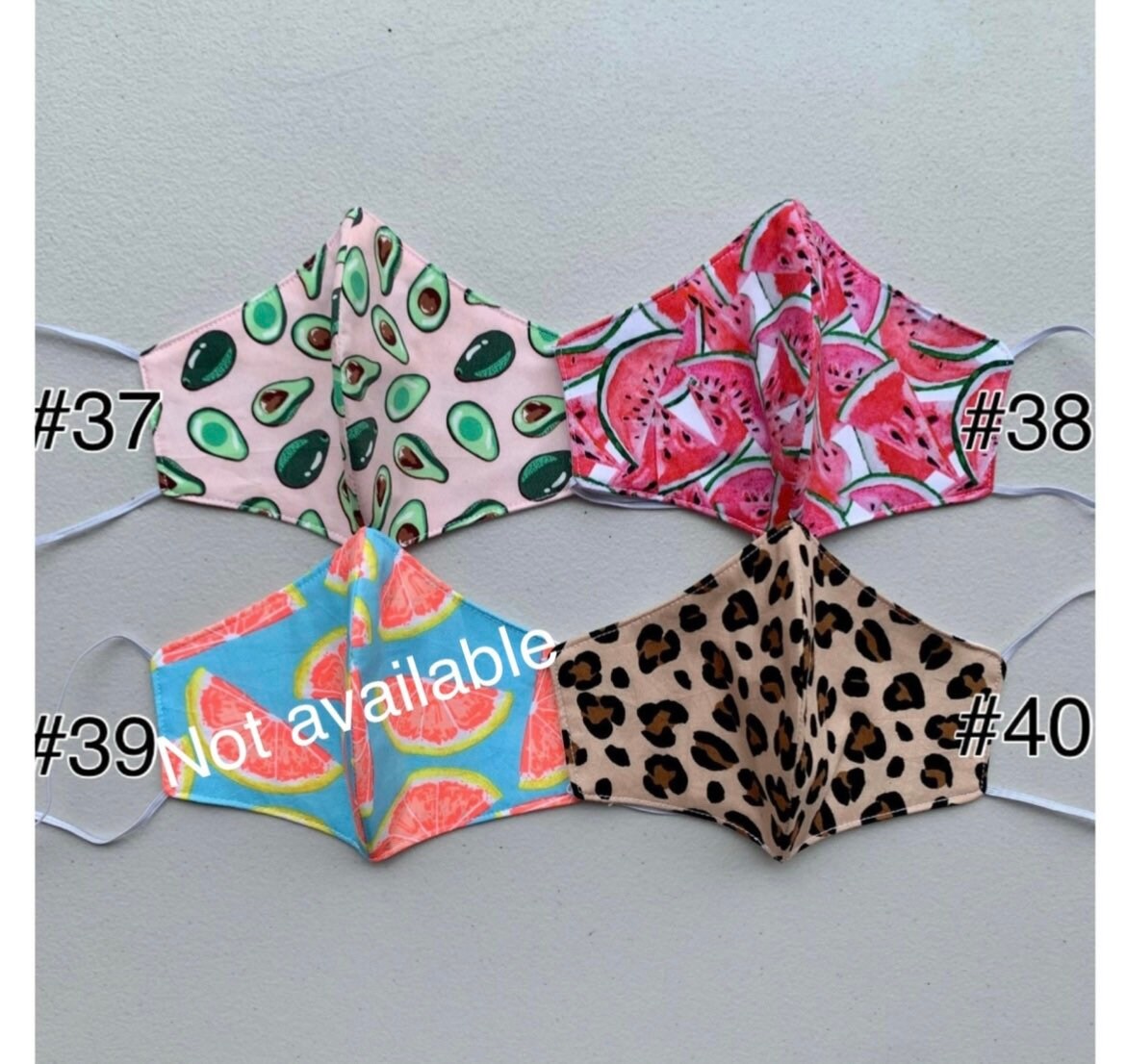 3layered Face Mask Australian Made Reusable & Washable Etsy Australia