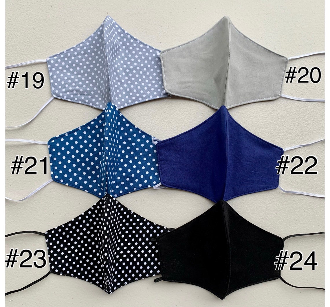 3layered Face Mask Australian Made Reusable & Washable Etsy Australia