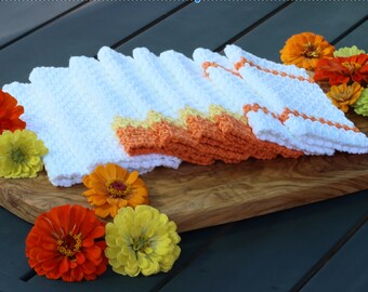 Crochet Dishcloths - Citrus Series