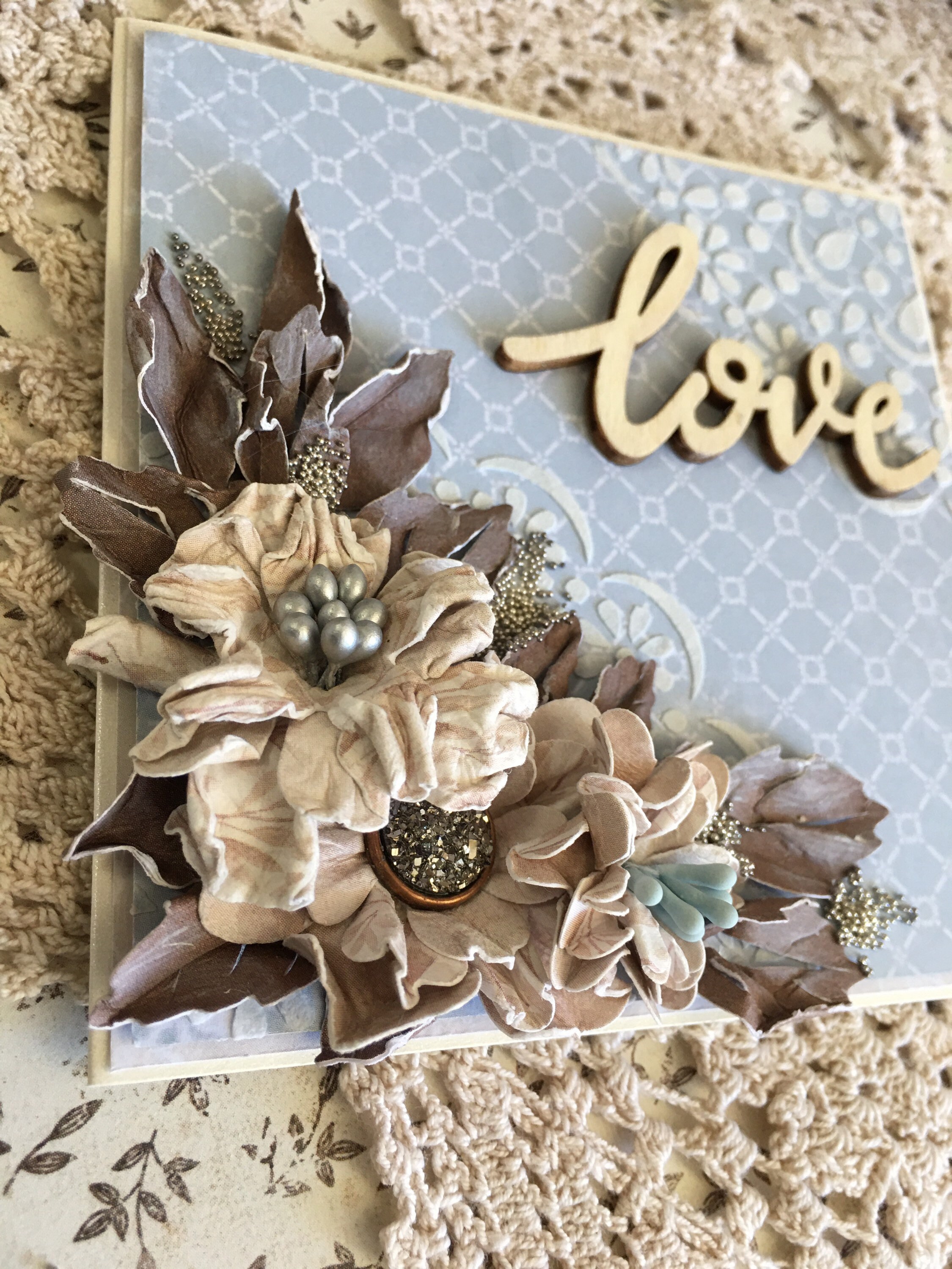 Handmade Love Card/ Valentines Day Card/ Wedding Card/ Etsy