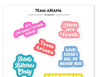 Team Ariana Vanderpump Rules Sticker sheet